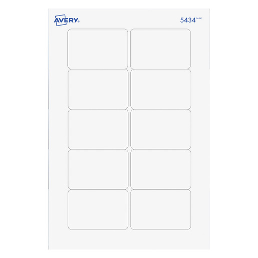 ETIQUETA MULTIUSO RECTANGULAR BLANCA 2.5 CM X 3.8 CM PAQ 500