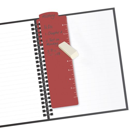 SEPARADOR DE PLÁSTICO DESLIZABLES EN ESPIRAL, ESCRITURA Y BORRADO, COLORES SURTIDOS