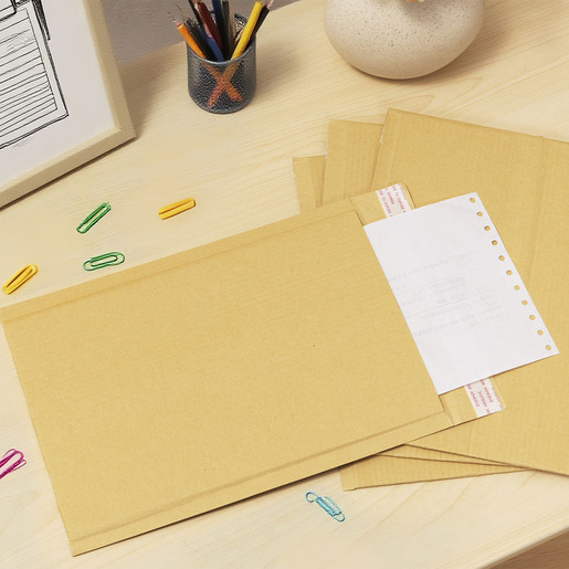 SOBRE CORRUGADO KRAFT 160GRS 10U (MEDIDA 19.5X 26CM)