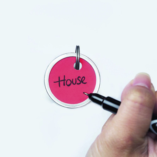 IDENTIFICADORES PARA LLAVES ARILLO METÁLICO VARIOS COLORES 3,2CM PAQ 50