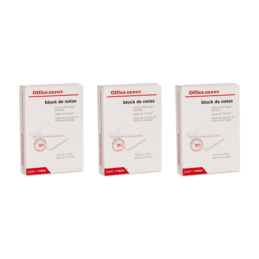 CUBO DE NOTAS OFFICE DEPOT CAJA