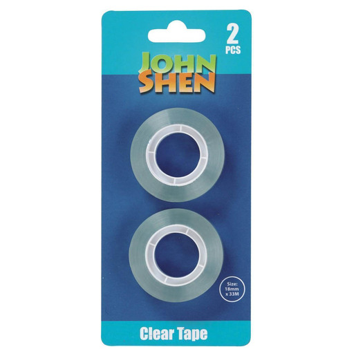 CINTA ADHESIVA OFFICE DEPOT TRANSPARENTE 2U (MEDIDA 18MM X 33MTS)