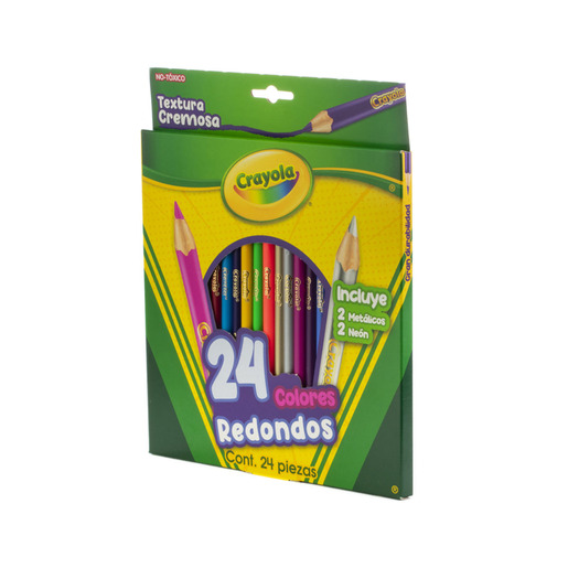 LAPICES DE COLOR CRAYOLA LARGOS 24U