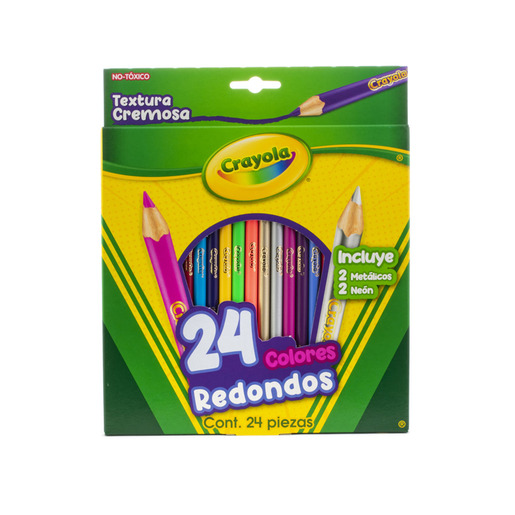 LAPICES DE COLOR CRAYOLA LARGOS 24U