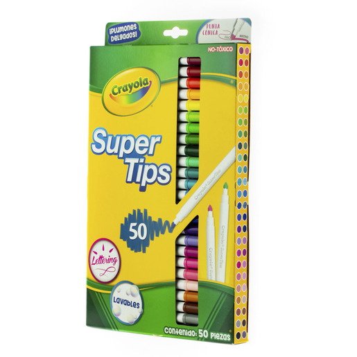 MARACADORES CRAYOLA SUPERTIPS 50U