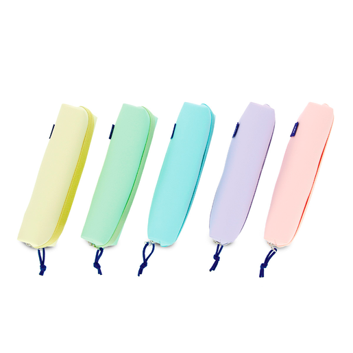 ESTUCHE EUROPEAN PVC RECTANGULAR MEDIANO (COLORES PASTEL SURTIDOS)