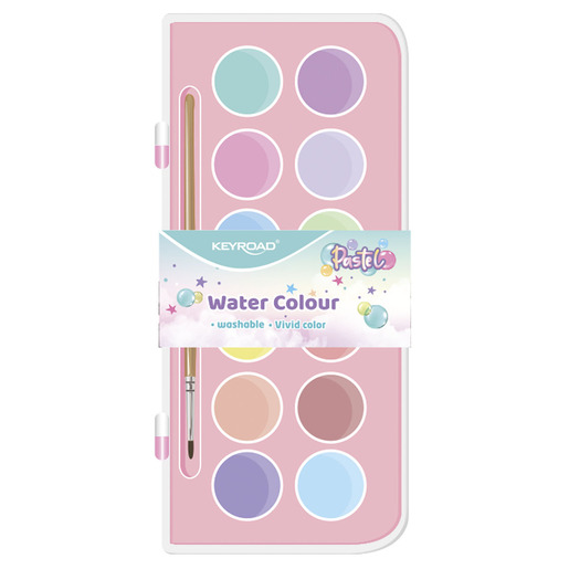 ACUARELAS KEYROAD PASTEL 12U