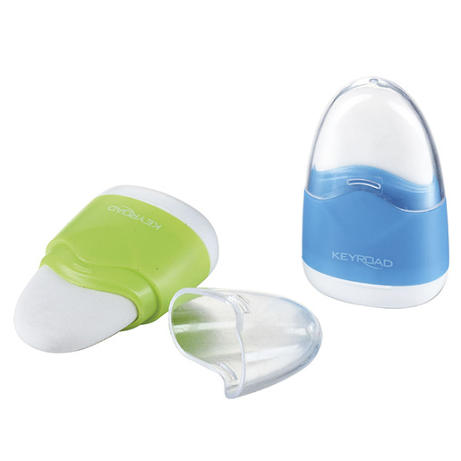 SACAPUNTAS + BORRADOR KEYROAD NAVY 1O