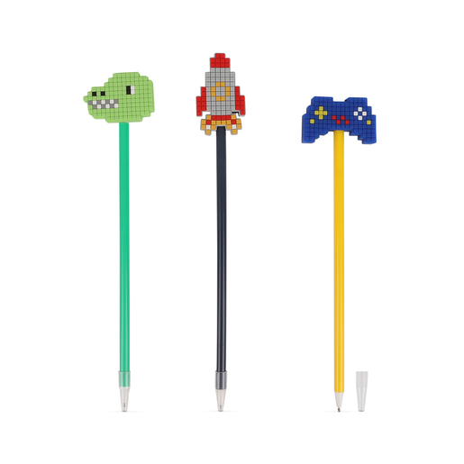 BOLIGRAFO ISTUDY TINTA NEGRA PUNTA 1.0MM DINOSAURIO CONCEPTO GAMER