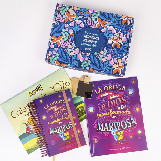 KIT AGENDA 2026 ESPIRAL MARIPOSA