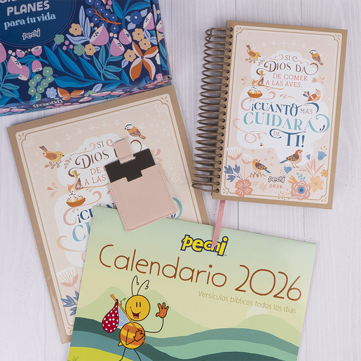 KIT AGENDA 2026 ESPIRAL PAJARITOS