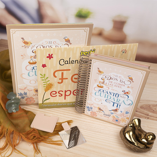 KIT AGENDA 2026 ESPIRAL PAJARITOS