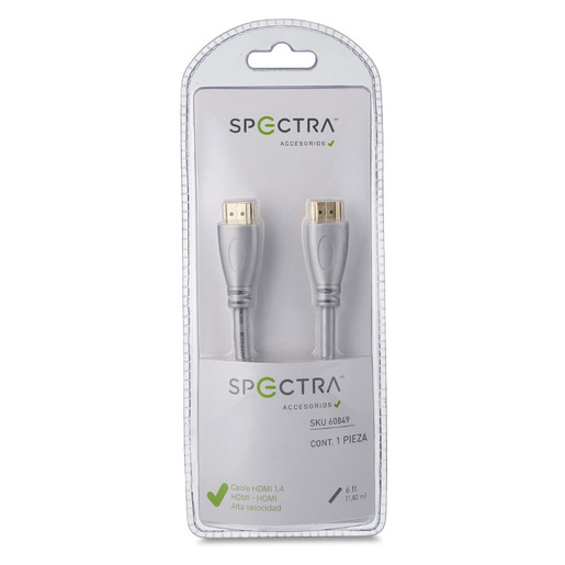 CABLE HDMI SPECTRA 53596 6 PIES