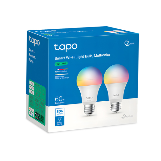 BOMBILLA INTELIGENTE WI-FI TAPO, MULTICOLOR
