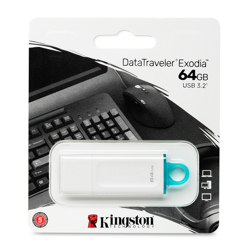 USB KINGSTON 64 GB BLANCO KC-U2G64-5R