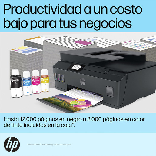 IMPRESORA MULTIFUNCIONAL HP 530 TANQUE DE TINTA (IMPRIME, COPIA Y ESCANEA)