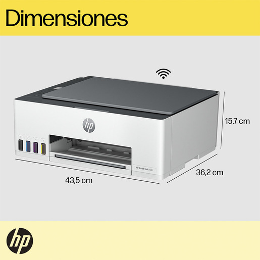 IMPRESORA MULTIFUNCIONAL HP 580 TANQUE DE TINTA (IMPRIME, COPIA Y ESCANEA)