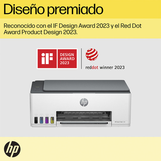 IMPRESORA MULTIFUNCIONAL HP 580 TANQUE DE TINTA (IMPRIME, COPIA Y ESCANEA)