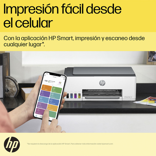 IMPRESORA MULTIFUNCIONAL HP 580 TANQUE DE TINTA (IMPRIME, COPIA Y ESCANEA)