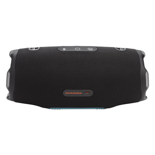 BOCINA JBL CHARGE 6 BLUETOOTH NEGRO NARANJA JBLCHARGE6BLKOAM